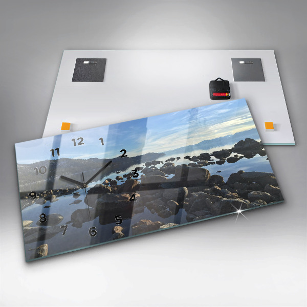 Zegar poziomy Widok na morze