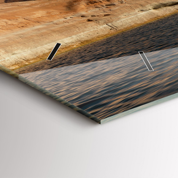 Zegar poziomy Osoba na nartach wodnych