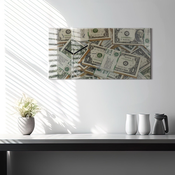 Zegar poziomy 1 dolar amerykański