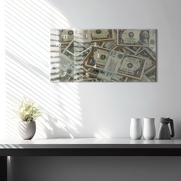 Zegar poziomy 1 dolar amerykański