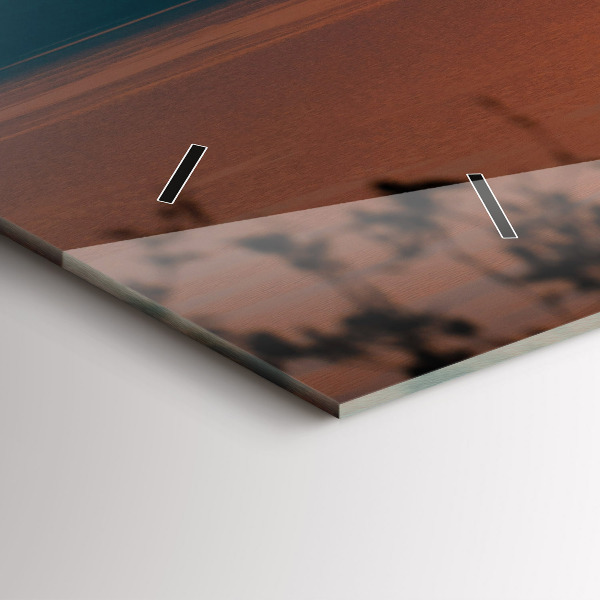 Zegar poziomy Jezioro Balaton wieczorem