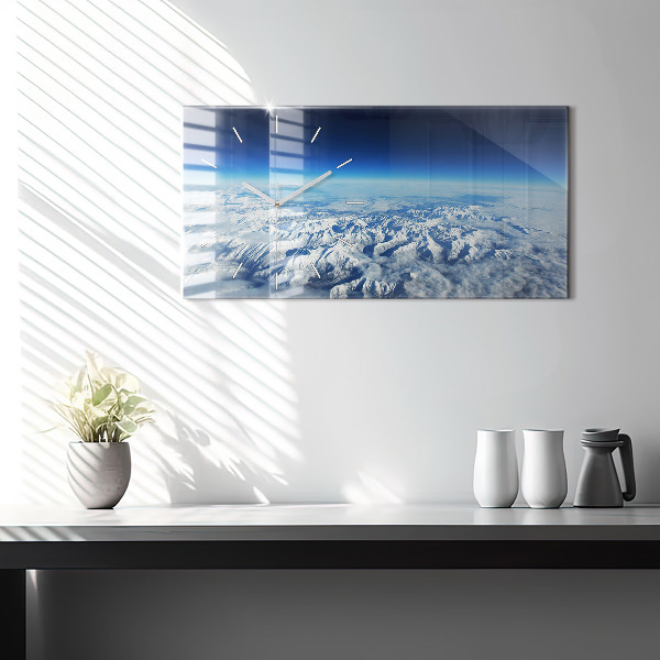 Zegar poziomy Łódź rybacka w porcie