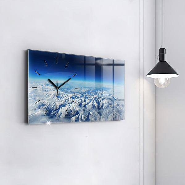 Zegar poziomy Łódź rybacka w porcie