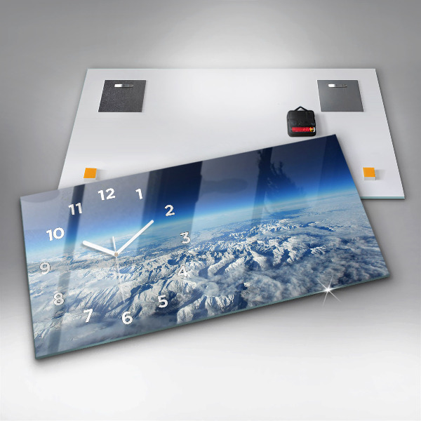 Zegar poziomy Łódź rybacka w porcie