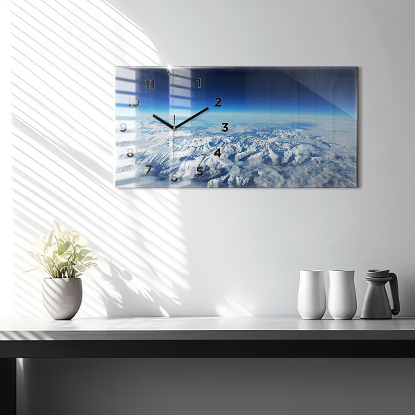 Zegar poziomy Łódź rybacka w porcie