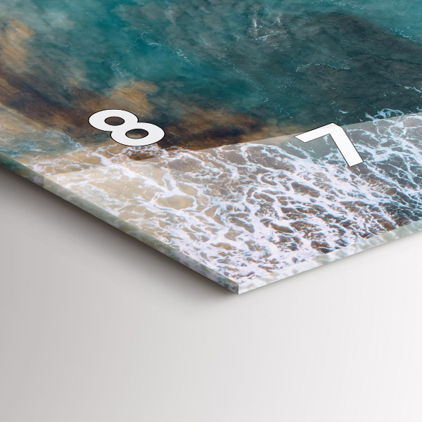 Zegar poziomy Fiordy w Costa Blanca