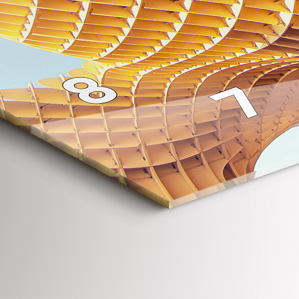 Zegar poziomy Punkt widokowy w Sewilla