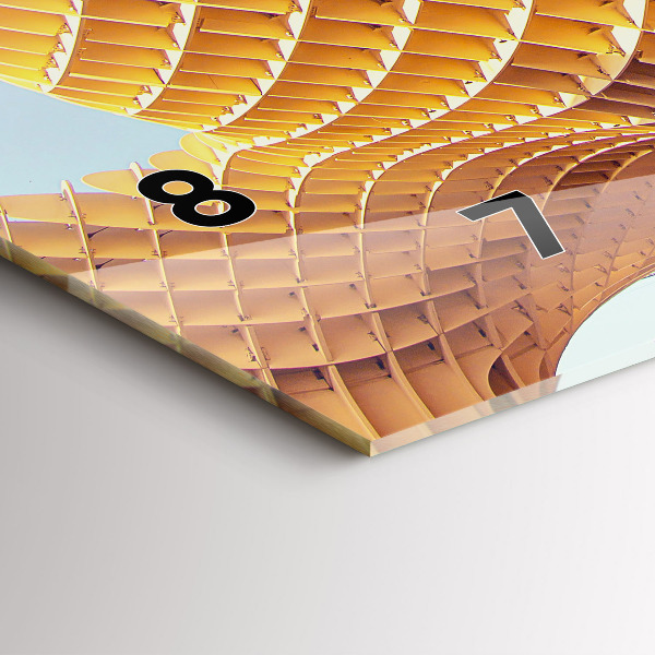 Zegar poziomy Punkt widokowy w Sewilla