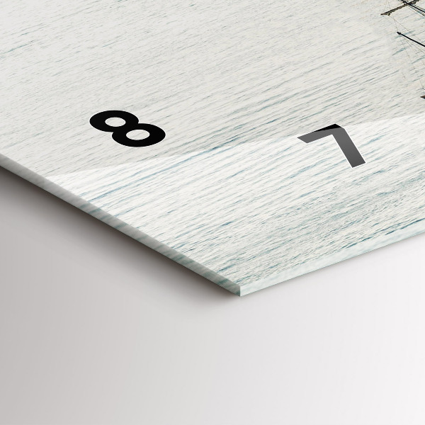 Zegar poziomy Żaglowiec w Dubrowniku