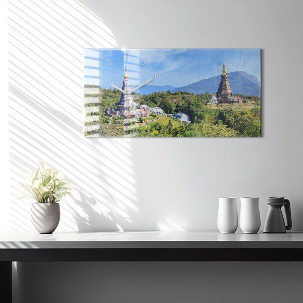 Zegar ścienny poziomy Park narodowy Chiang mai