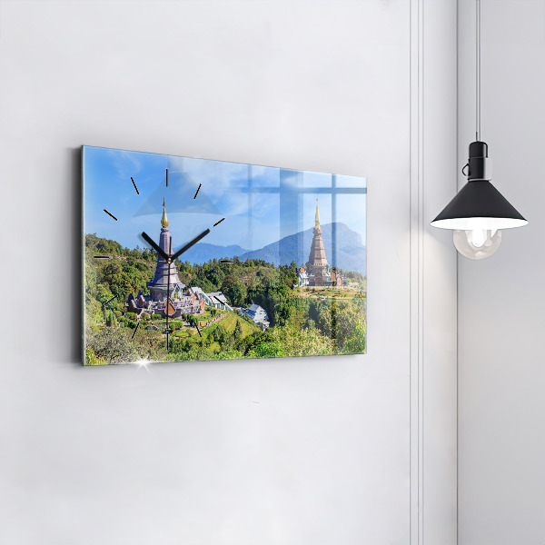 Zegar ścienny poziomy Park narodowy Chiang mai