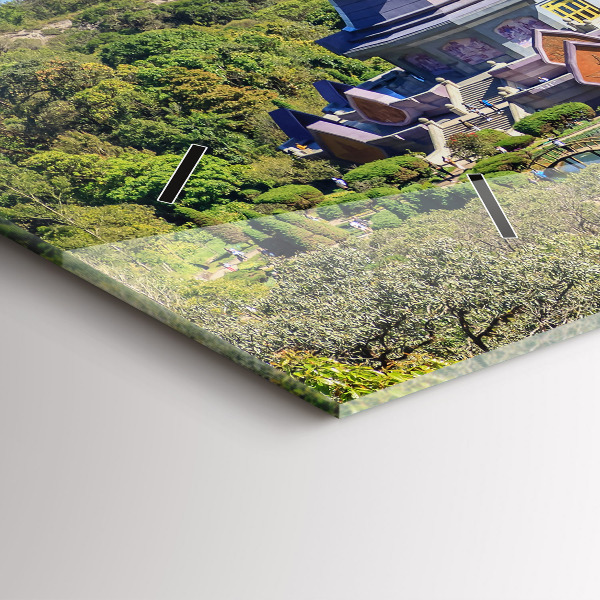 Zegar ścienny poziomy Park narodowy Chiang mai