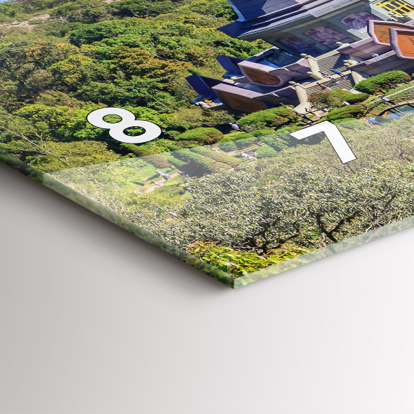 Zegar ścienny poziomy Park narodowy Chiang mai