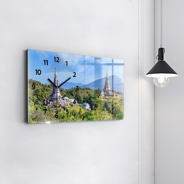 Zegar ścienny poziomy Park narodowy Chiang mai