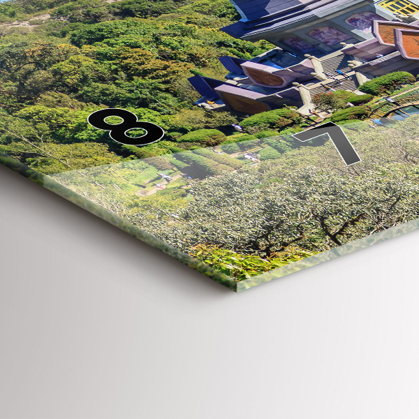 Zegar ścienny poziomy Park narodowy Chiang mai