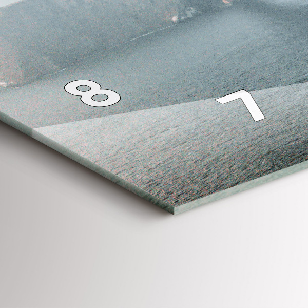 Zegar ścienny poziomy Most Golden Gate