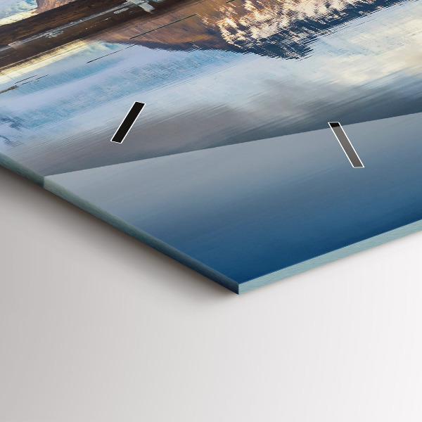 Zegar ścienny poziomy Jezioro Jokulsarlon Islandia