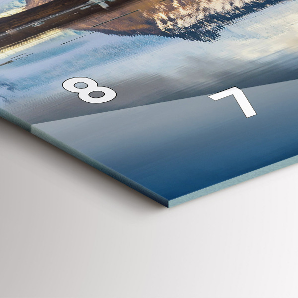 Zegar ścienny poziomy Jezioro Jokulsarlon Islandia