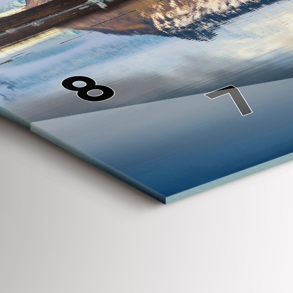 Zegar ścienny poziomy Jezioro Jokulsarlon Islandia