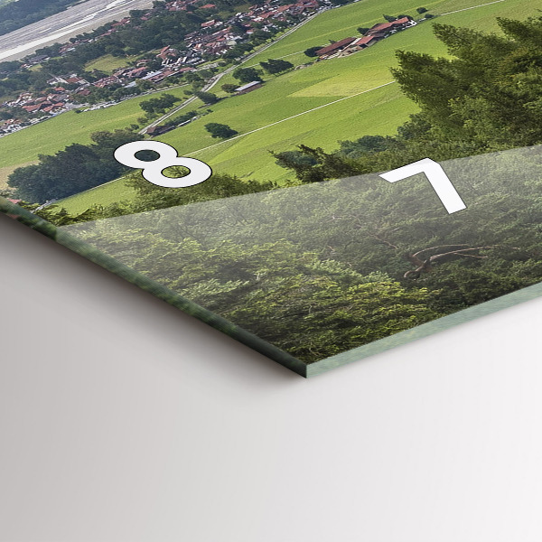 Zegar ścienny poziomy Zamek w Neuschwanstein