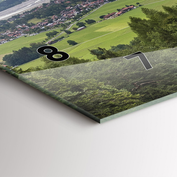 Zegar ścienny poziomy Zamek w Neuschwanstein