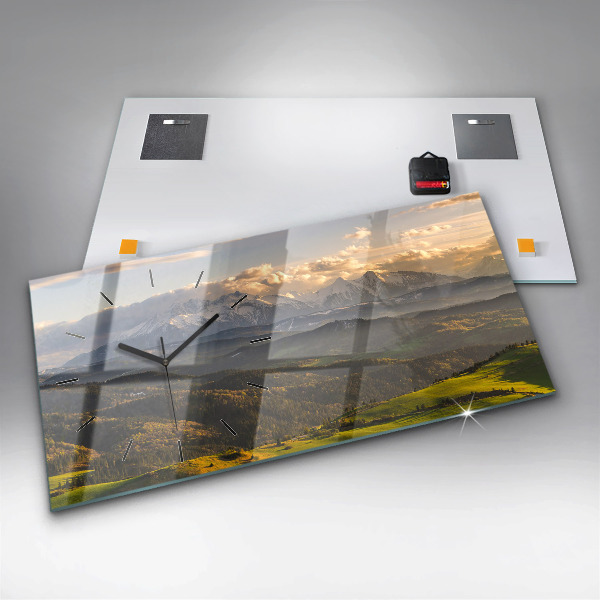 Zegar ścienny poziomy Pieniny – Wysoki Wierch