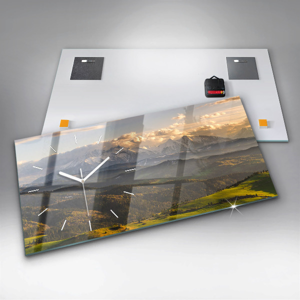 Zegar ścienny poziomy Pieniny – Wysoki Wierch