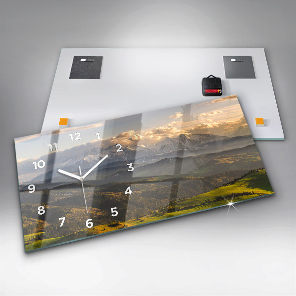 Zegar ścienny poziomy Pieniny – Wysoki Wierch