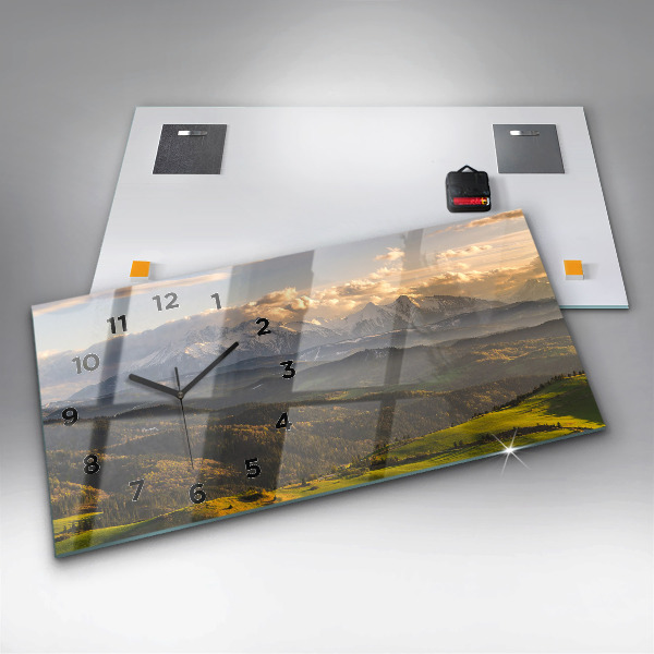 Zegar ścienny poziomy Pieniny – Wysoki Wierch