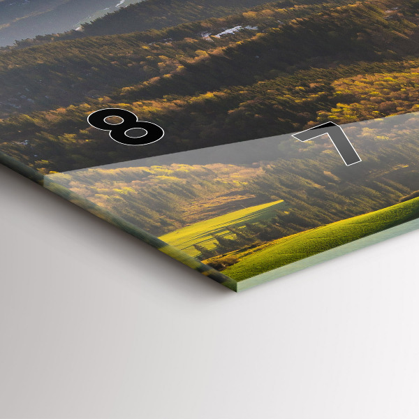 Zegar ścienny poziomy Pieniny – Wysoki Wierch