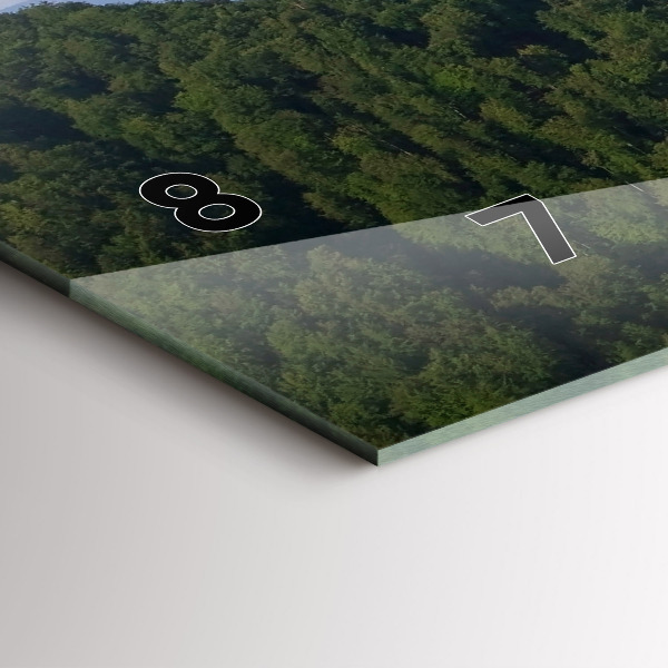 Zegar szklany poziomy Sokolica Wierch w Pieninach