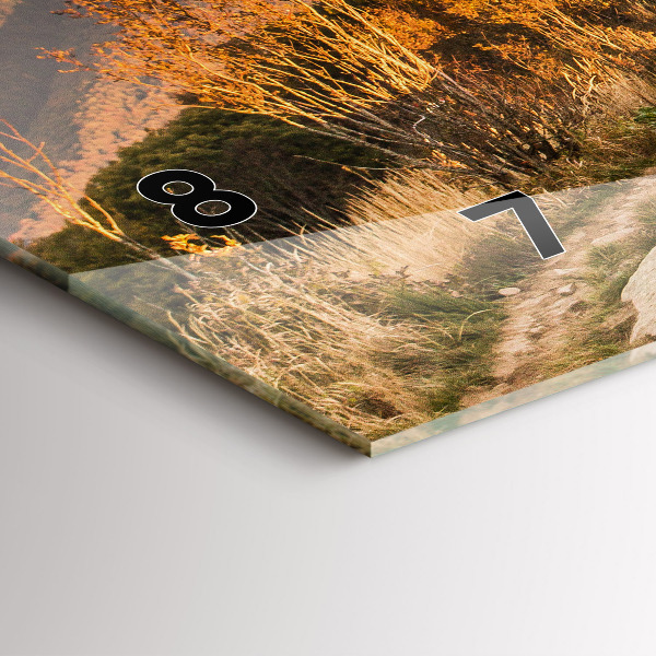 Zegar szklany poziomy Góry Bieszczady