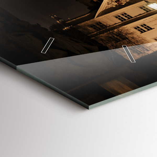 Zegar szklany poziomy Most Karola w Pradze