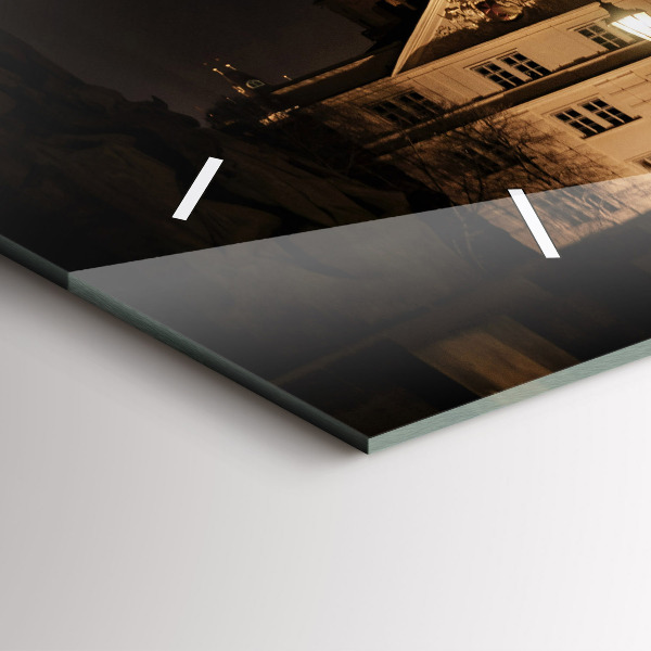 Zegar szklany poziomy Most Karola w Pradze