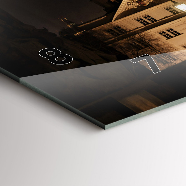 Zegar szklany poziomy Most Karola w Pradze