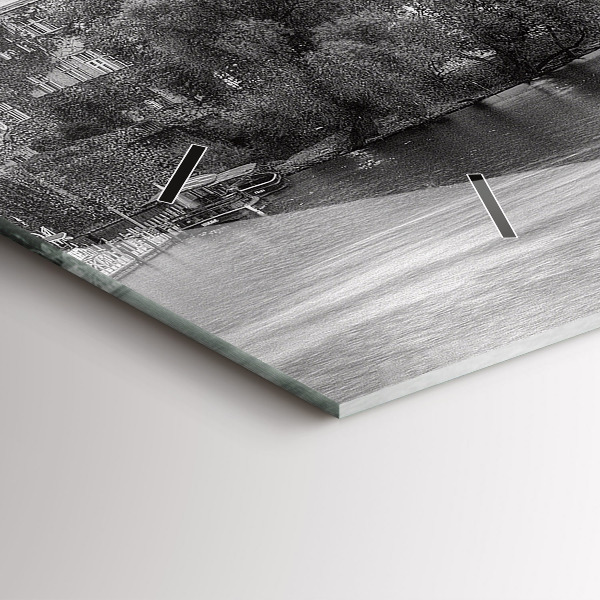 Zegar ścienny poziomy Widok na Most Karola Praga