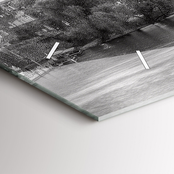 Zegar ścienny poziomy Widok na Most Karola Praga