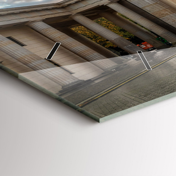 Zegar ścienny poziomy Brama Brandenburska w Berlinie