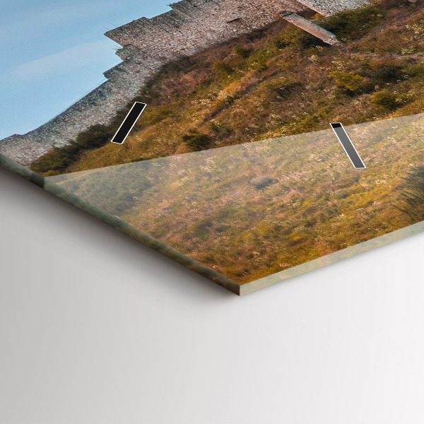 Zegar ścienny poziomy Zamek Spiski na Słowacji