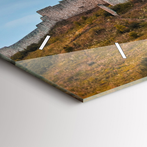 Zegar ścienny poziomy Zamek Spiski na Słowacji