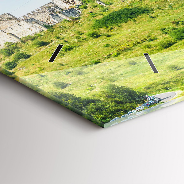 Zegar szklany poziomy Zamek Spiski na Słowacji