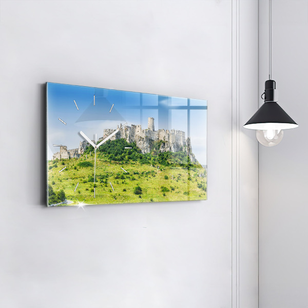 Zegar szklany poziomy Zamek Spiski na Słowacji