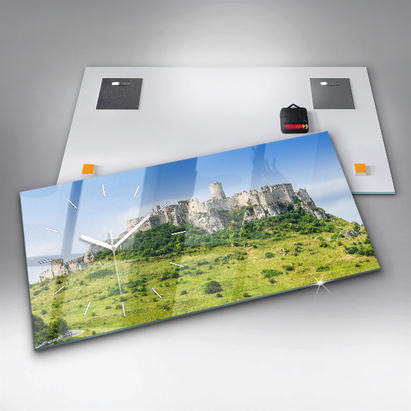 Zegar szklany poziomy Zamek Spiski na Słowacji