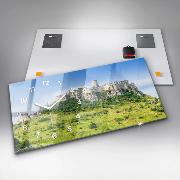 Zegar szklany poziomy Zamek Spiski na Słowacji