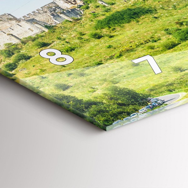 Zegar szklany poziomy Zamek Spiski na Słowacji