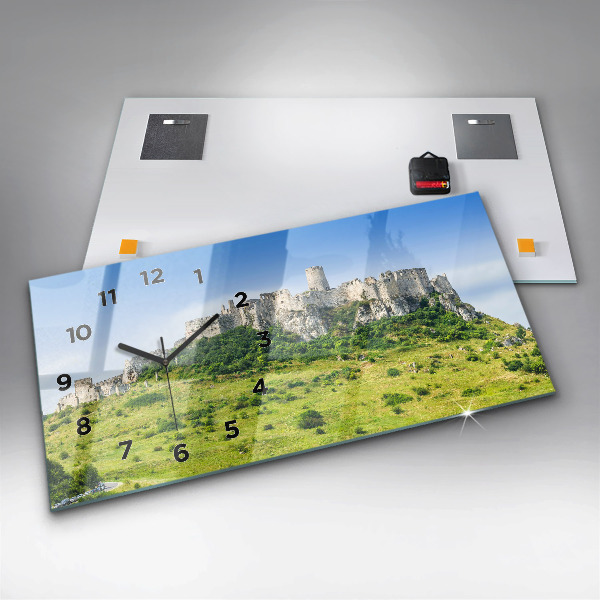 Zegar szklany poziomy Zamek Spiski na Słowacji