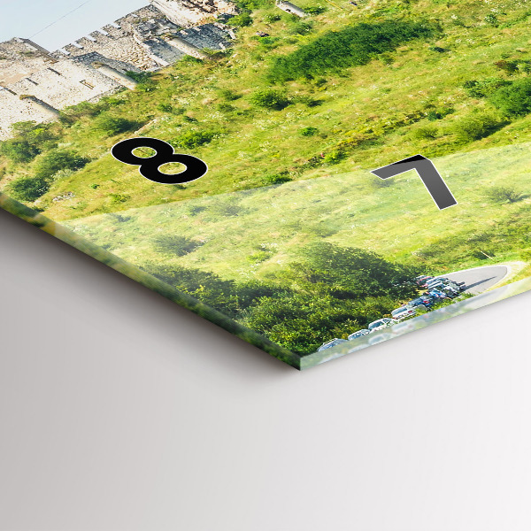 Zegar szklany poziomy Zamek Spiski na Słowacji