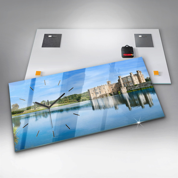 Zegar ścienny poziomy Zamek w Leeds