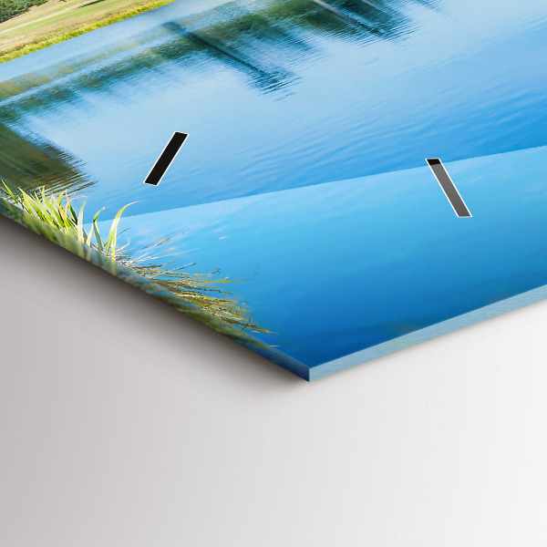 Zegar ścienny poziomy Zamek w Leeds