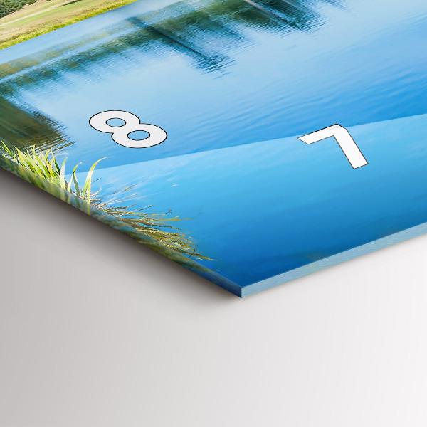 Zegar ścienny poziomy Zamek w Leeds